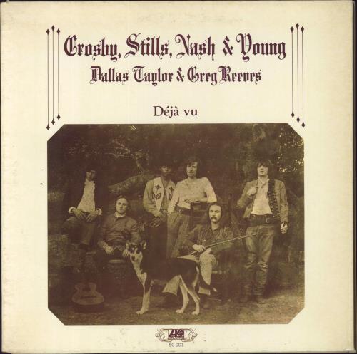 Crosby, Stills, Nash & Young D�j� Vu vinyl LP album (LP record) French CSNLPDJ818334