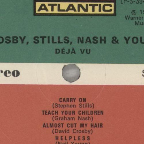 Crosby, Stills, Nash & Young D�j� Vu vinyl LP album (LP record) Portuguese CSNLPDJ887525