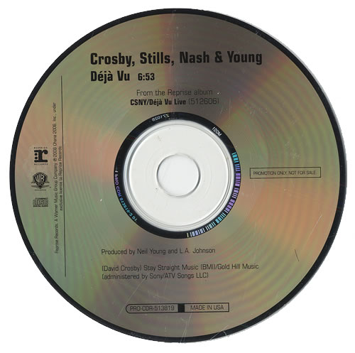Crosby, Stills, Nash & Young Deja Vu CD single (CD5 / 5") US CSNC5DE450083