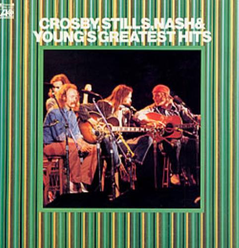 Crosby, Stills, Nash & Young Greatest Hits vinyl LP album (LP record) Japanese CSNLPGR171054