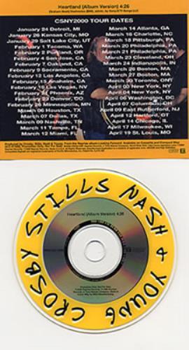 Crosby, Stills, Nash & Young Heartland CD single (CD5 / 5") US CSNC5HE153564