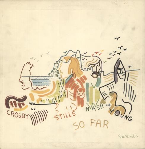Crosby, Stills, Nash & Young So Far - EX vinyl LP album (LP record) UK CSNLPSO872196