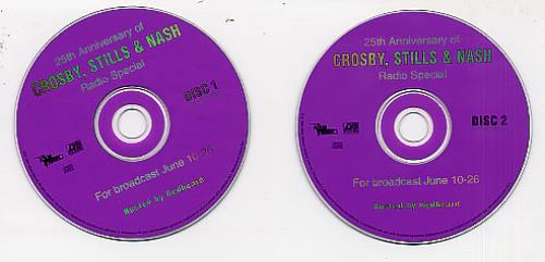 Crosby, Stills & Nash 25th Anniversary Of Crosby, Stills & Nash 2 CD album set (Double CD) US NOY2CTH265606