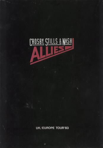 Crosby, Stills & Nash Allies - UK / Europe Tour '83 tour programme UK NOYTRAL836055