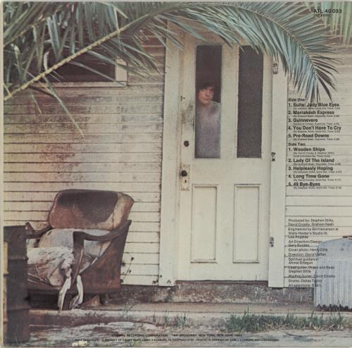 Crosby, Stills & Nash Crosby Stills & Nash - Export vinyl LP album (LP record) German NOYLPCR691625