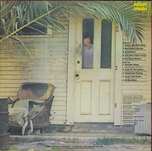 Crosby, Stills & Nash Crosby, Stills & Nash vinyl LP album (LP record) German NOYLPCR781500