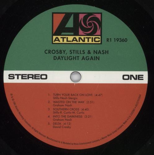 Crosby, Stills & Nash Daylight Again vinyl LP album (LP record) UK NOYLPDA891057