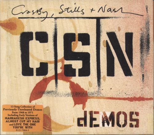 Crosby, Stills & Nash Demos CD album (CDLP) UK NOYCDDE470940