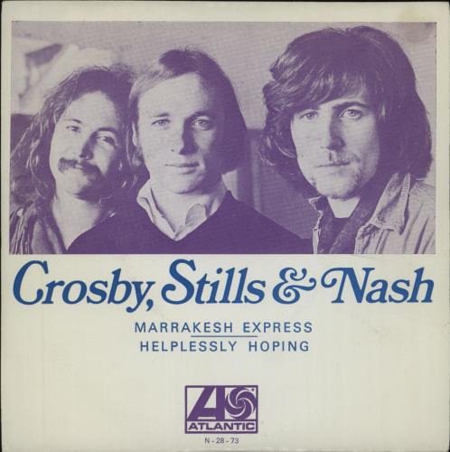 Crosby, Stills & Nash Marrakesh Express 7" vinyl single (7 inch record / 45) Portuguese NOY07MA673780