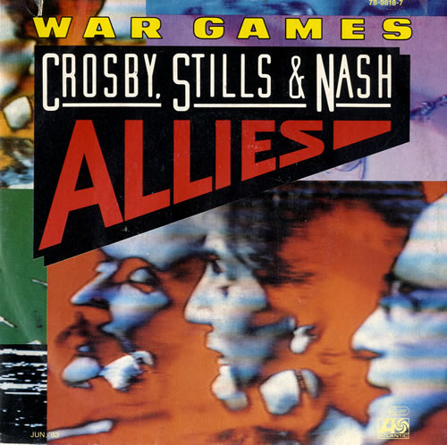 Crosby, Stills & Nash War Games 7" vinyl single (7 inch record / 45) Italian NOY07WA562953