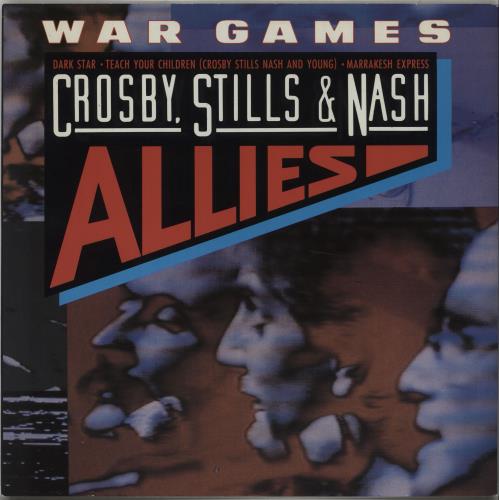 Crosby, Stills & Nash War Games 12" vinyl single (12 inch record / Maxi-single) UK NOY12WA673784