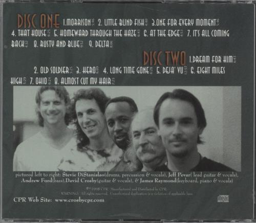 Crosby Pevar Raymond Live At The Wiltern 2 CD album set (Double CD) UK R-P2CLI882424