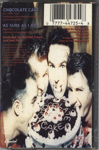 Crowded House Chocolate Cake cassette single US CRDCSCH347247