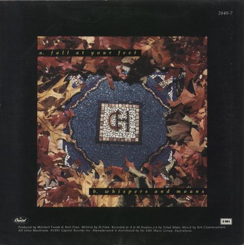 Crowded House Fall At Your Feet 7" vinyl single (7 inch record / 45) Australian CRD07FA864576