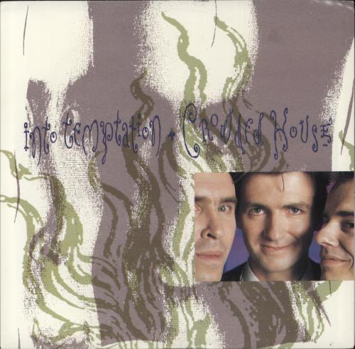 Crowded House Into Temptation 7" vinyl single (7 inch record / 45) Australian CRD07IN864624