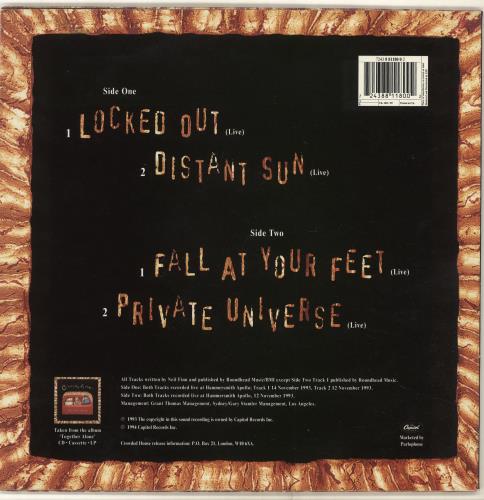 Crowded House Locked Out - Live EP 10" vinyl single (10 inch record) UK CRD10LO25587