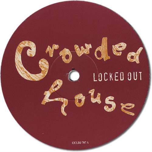 Crowded House Locked Out Sampler 12" vinyl single (12 inch record / Maxi-single) UK CRD12LO25647