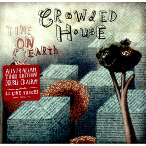 Crowded House Time On Earth 2 CD album set (Double CD) Australian CRD2CTI418199
