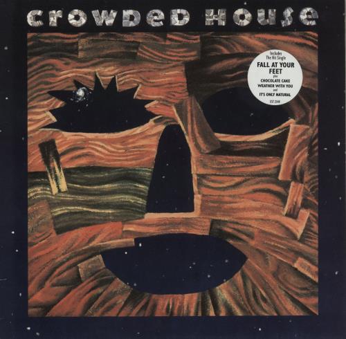 Crowded House Woodface - Hype Sticker vinyl LP album (LP record) UK CRDLPWO868638