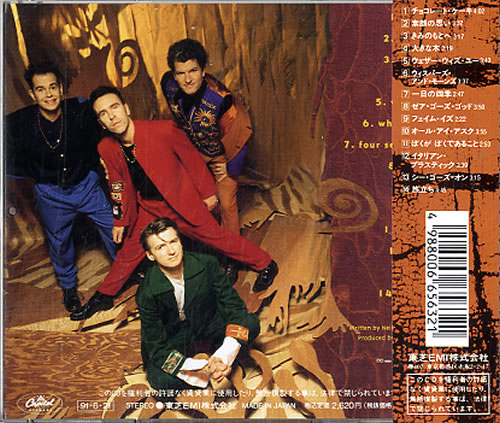 Crowded House Woodface CD album (CDLP) Japanese CRDCDWO184389