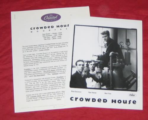 Crowded House Woodface media press pack US CRDPPWO364112