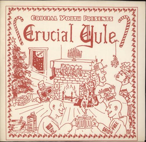 Crucial Youth Crucial Yule - Green Vinyl 7" vinyl single (7 inch record / 45) US 9T-07CR871408
