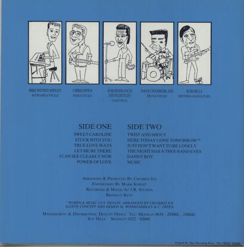 Crushed Ice Crushed Ice Vol. 1 - Autographed vinyl LP album (LP record) UK I3ULPCR666529