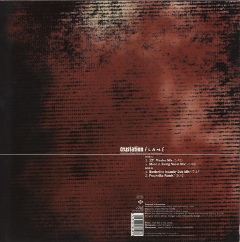 Crustation Flame 12" vinyl single (12 inch record / Maxi-single) UK Z6U12FL881363