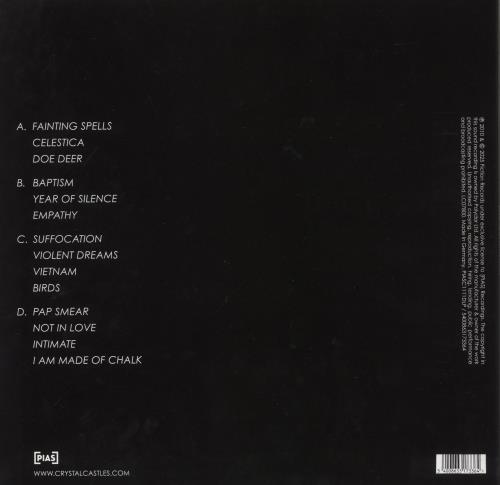 Crystal Castles Crystal Castles (II) 2-LP vinyl record set (Double LP Album) UK CY82LCR881056