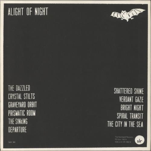 Crystal Stilts Alight Of Night - Red Vinyl - Autographed vinyl LP album (LP record) US ZTYLPAL839438