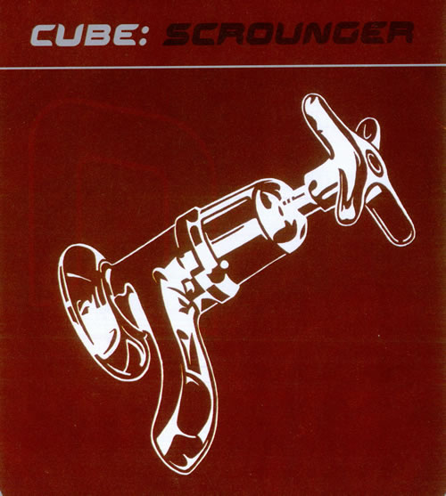 Cube (90s) Scrounger - White Marbled Vinyl 7" vinyl single (7 inch record / 45) UK CXK07SC502778