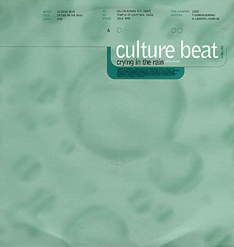 Culture Beat Crying In The Rain 12" vinyl single (12 inch record / Maxi-single) UK CUB12CR65394