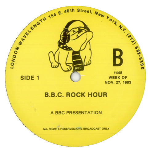 Culture Club BBC Rock Hour LIVE! vinyl LP album (LP record) US CULLPBB325465