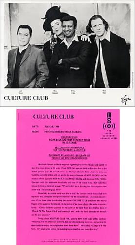 Culture Club Big Rewind media press pack US CULPPBI203530