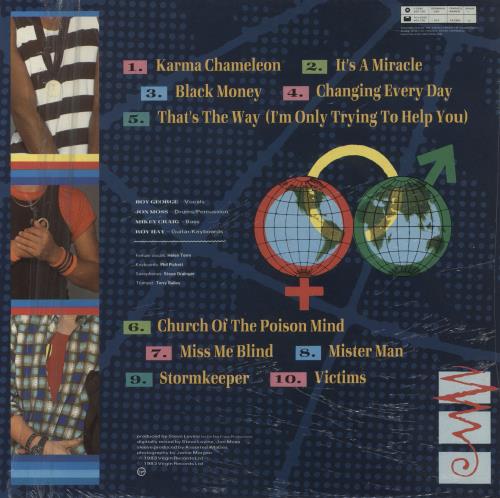 Culture Club Colour By Numbers - Shrink vinyl LP album (LP record) UK CULLPCO543921