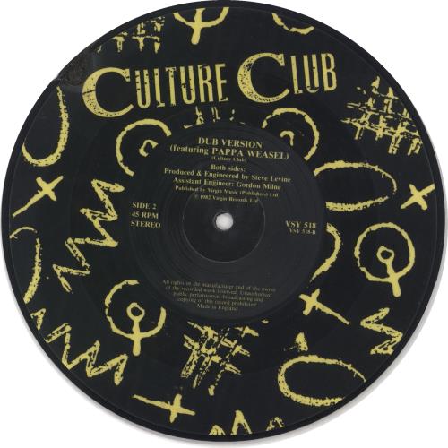 Culture Club Do You Really Want To Hurt Me 7" vinyl picture disc (7 inch picture disc single) UK CUL7PDO21559