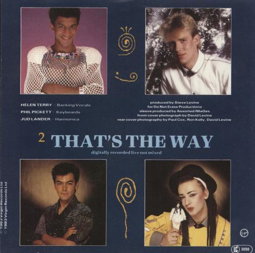 Culture Club Karma Chameleon 7" vinyl single (7 inch record / 45) German CUL07KA831896
