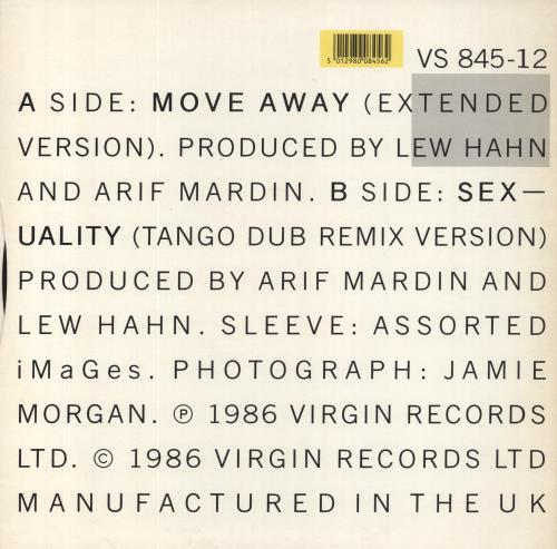 Culture Club Move Away 12" vinyl single (12 inch record / Maxi-single) UK CUL12MO34426