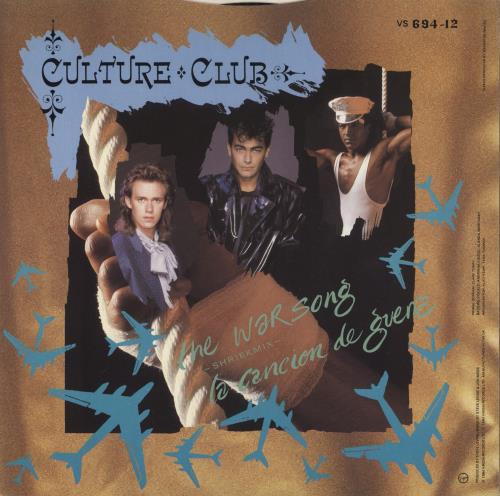 Culture Club The War Song + Poster 12" vinyl single (12 inch record / Maxi-single) UK CUL12TH18701