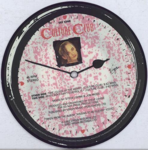 Culture Club Time 7" vinyl picture disc (7 inch picture disc single) UK CUL7PTI831771