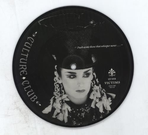 Culture Club Victims 7" vinyl picture disc (7 inch picture disc single) UK CUL7PVI813307
