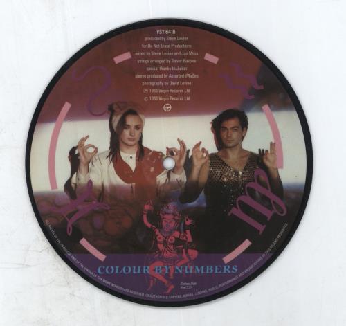 Culture Club Victims 7" vinyl picture disc (7 inch picture disc single) UK CUL7PVI813307