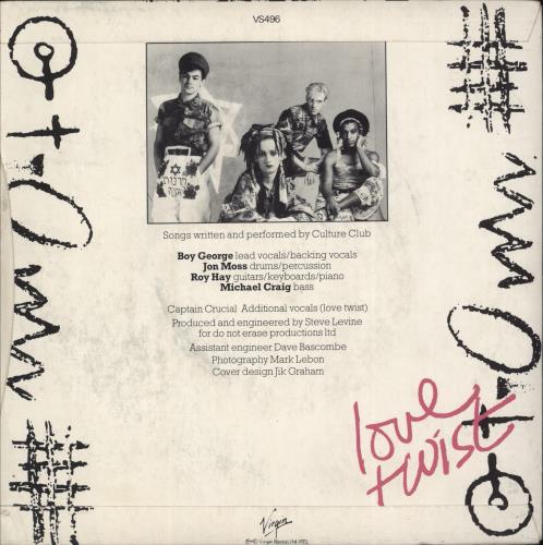 Culture Club White Boy 7" vinyl single (7 inch record / 45) UK CUL07WH105922