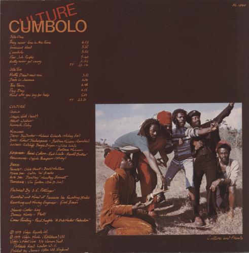 Culture Cumbolo vinyl LP album (LP record) UK CE4LPCU701645