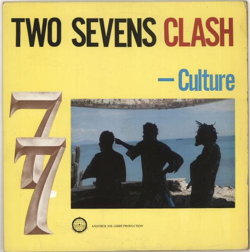 Culture Two Sevens Clash - Blue & Orange Label vinyl LP album (LP record) Jamaican CE4LPTW715926