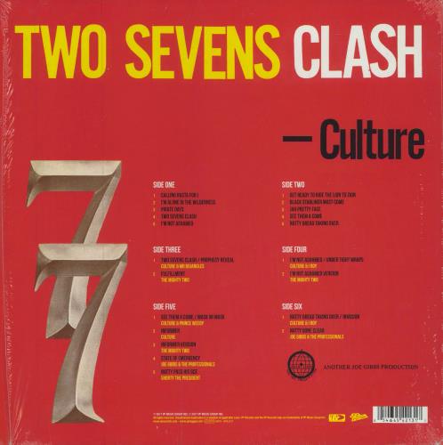 Culture Two Sevens Clash - Remastered 3-LP vinyl record set (Triple LP Album) UK CE43LTW782084