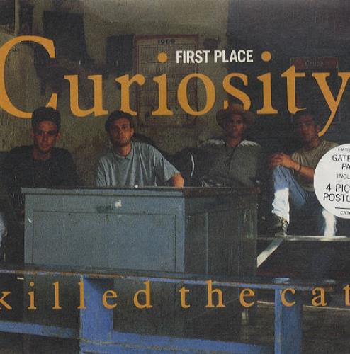 Curiosity Killed The Cat First Place +  postcards 7" vinyl single (7 inch record / 45) UK CAT07FI193765