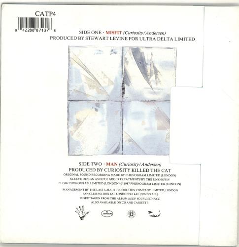 Curiosity Killed The Cat Misfit 7" vinyl single (7 inch record / 45) UK CAT07MI691599