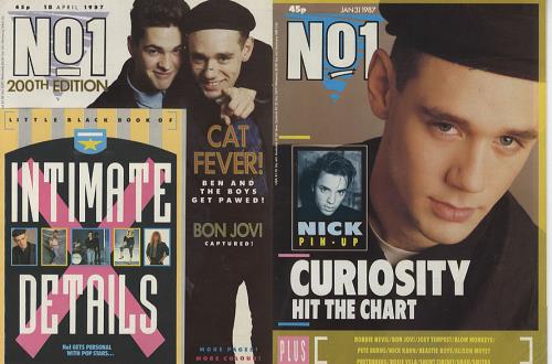 Curiosity Killed The Cat No 1 - January & April 1987 magazine UK CATMANO342819