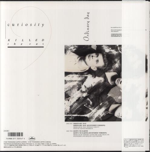 Curiosity Killed The Cat Ordinary Day 12" vinyl single (12 inch record / Maxi-single) Japanese CAT12OR186304